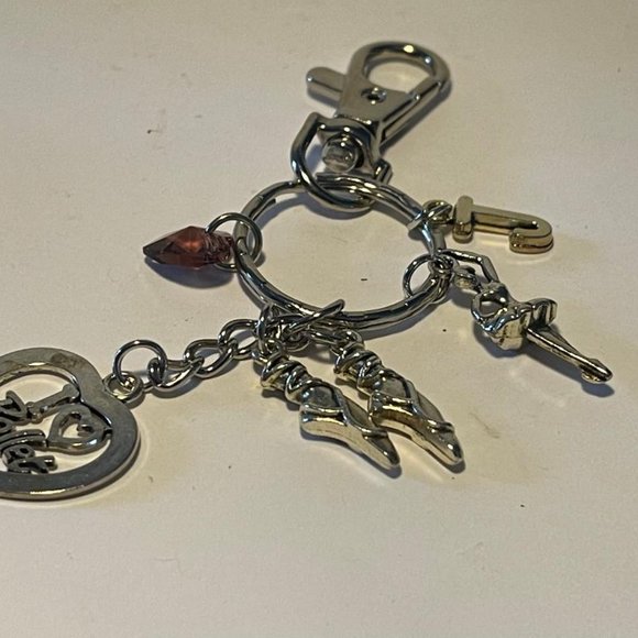 I Love Ballet Keychain NEW - Picture 3 of 3